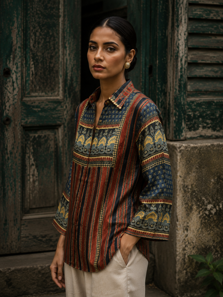 Heritage Stripe Printed Shirt