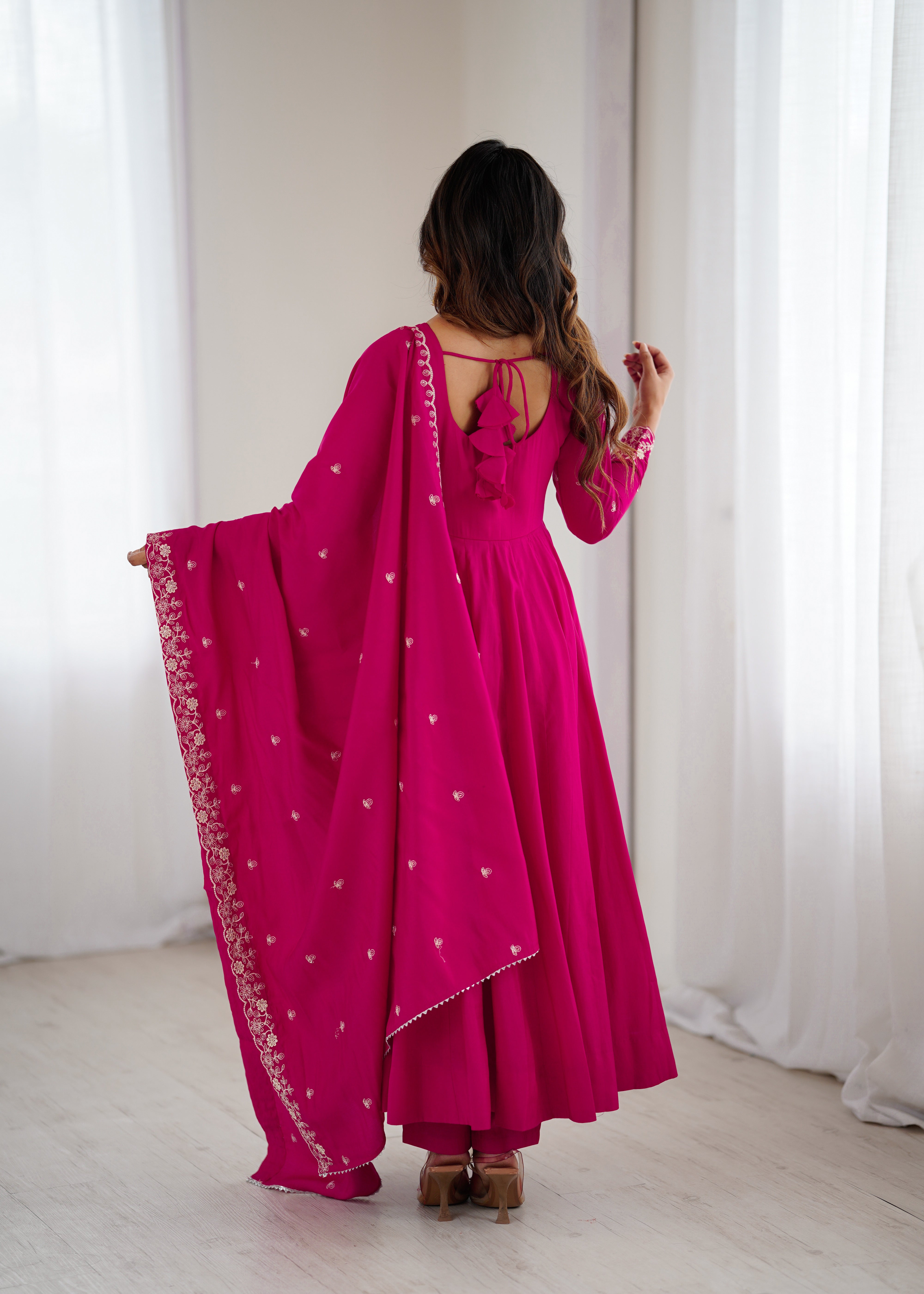 Pure Roman Silk Chanderi