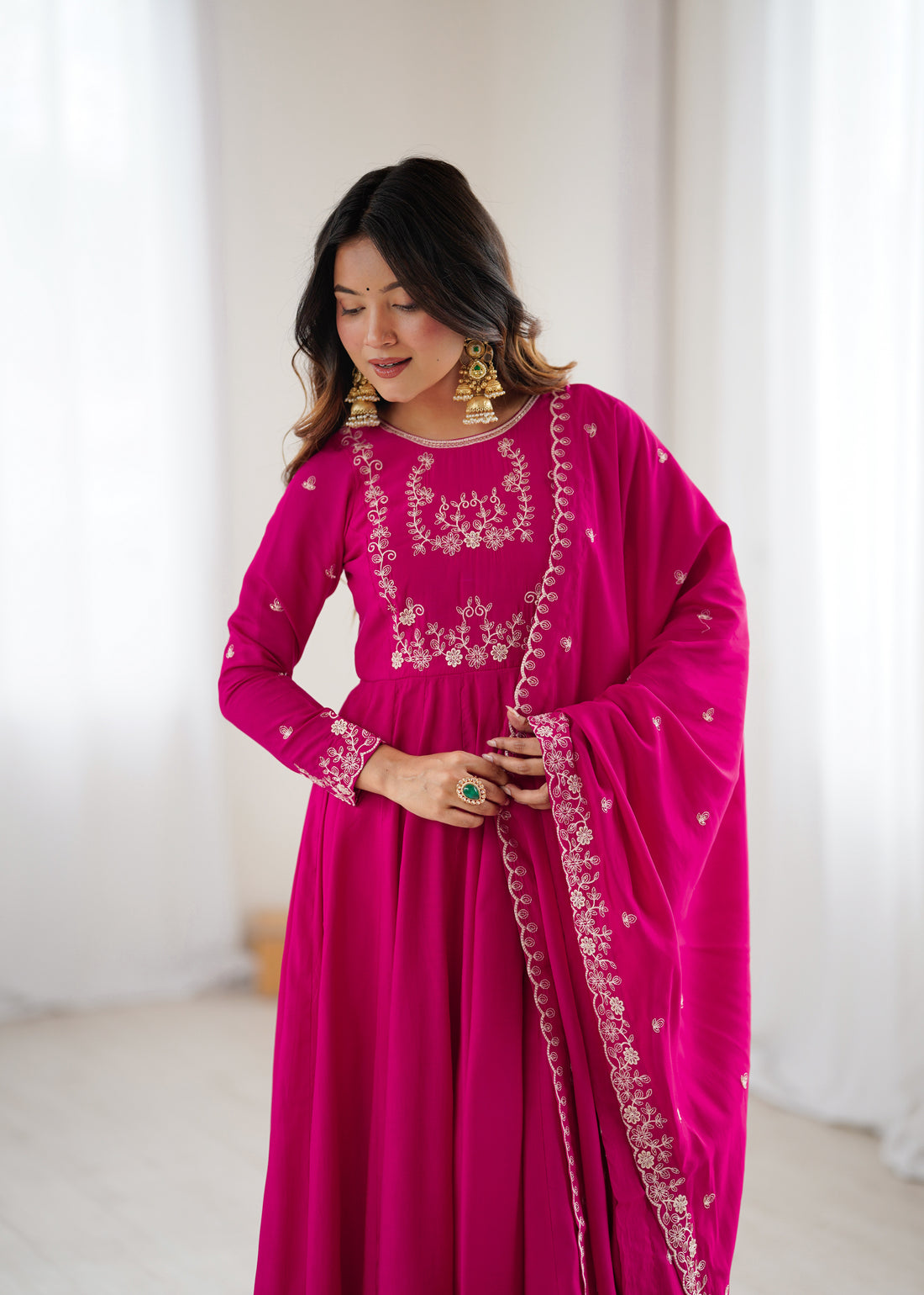Pure Roman Silk Chanderi