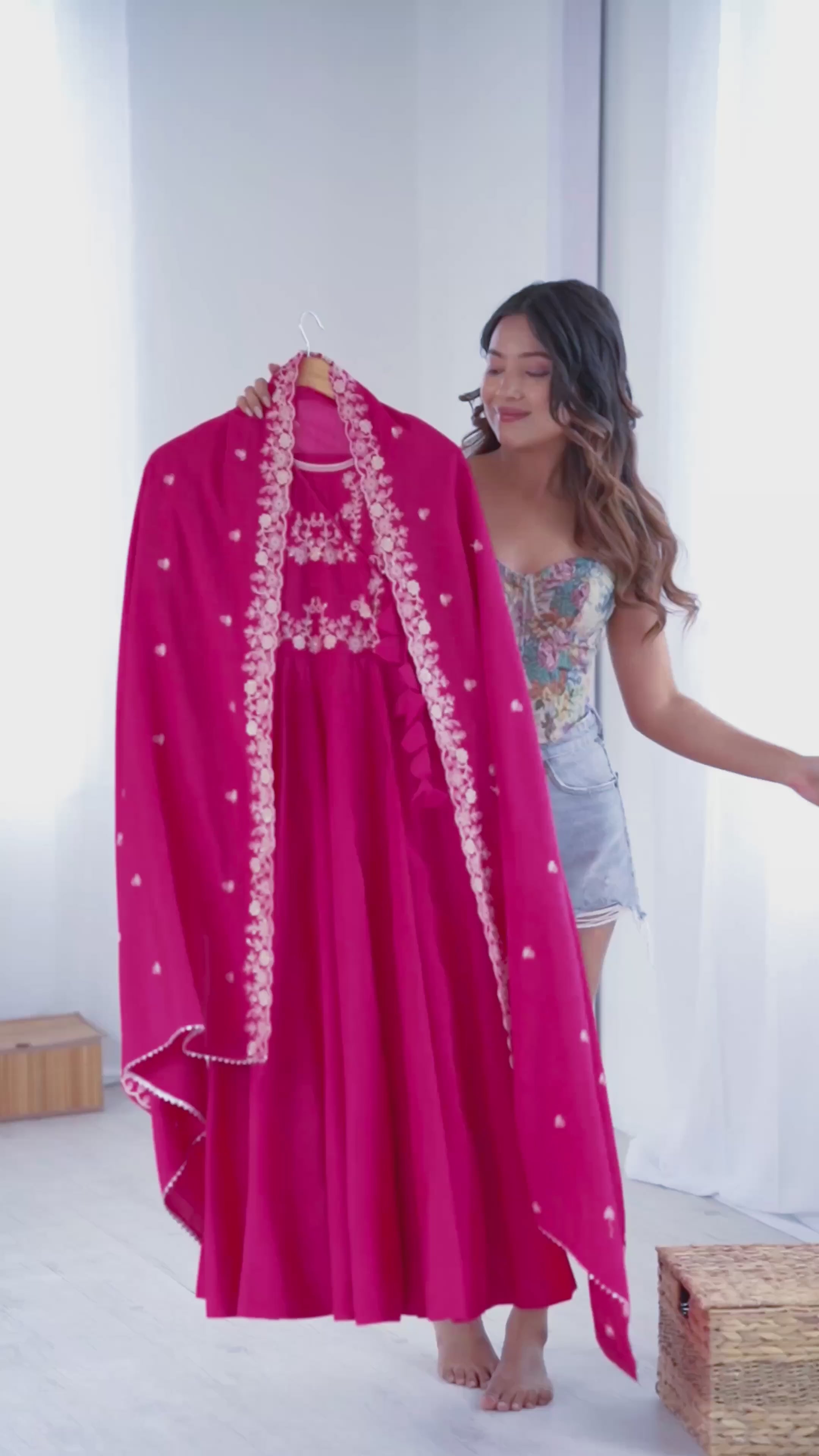 Pure Roman Silk Chanderi